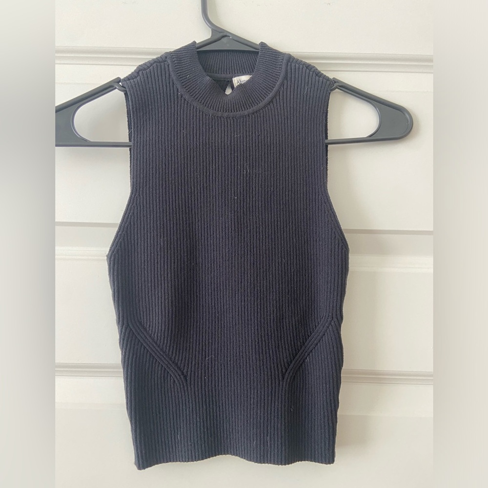 Abercrombie & Fitch Ribbed mock neck tank XS